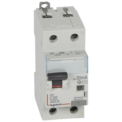 Автоматический выключатель дифференциального тока Legrand DX³ 1P+N С20А 30мА 6кА тип АС
