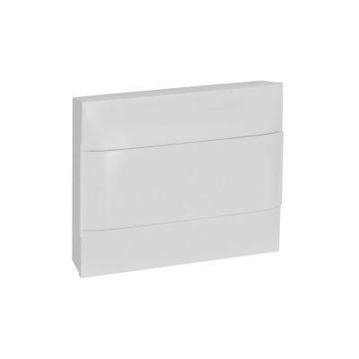 Накладной пластиковый щит 12 модулей Legrand PRACTIBOX S белые двери
