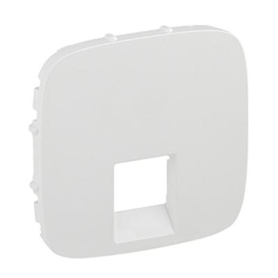 Лицевая панель розетки информационной RJ45/RJ11 Legrand Valena Allure белый