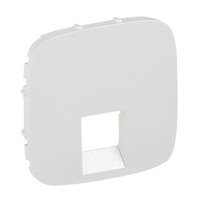 Лицевая панель розетки информационной RJ45/RJ11 Legrand Valena Allure перламутр