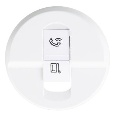 Лицевая панель розетки информационной RJ45 Legrand Celiane белый