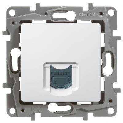 Розетка информационная RJ45 Кат. 5e Legrand Etika белый
