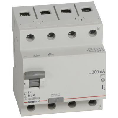 Выключатель дифференциального тока Legrand RX³ 4P  63А 300мА тип АС