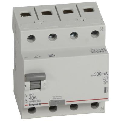 Выключатель дифференциального тока Legrand RX³ 4P  40А 300мА тип АС