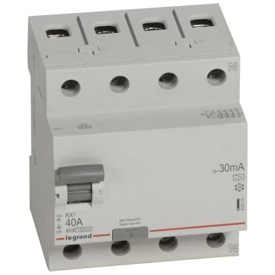 Выключатель дифференциального тока Legrand RX³ 4P  40А 30мА тип А