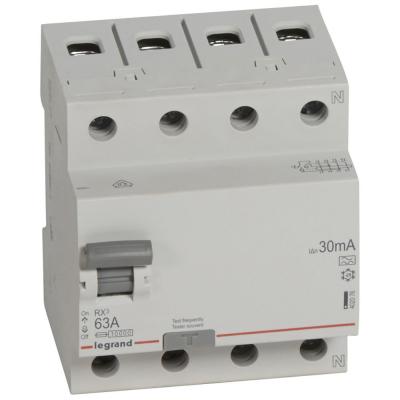 Выключатель дифференциального тока Legrand RX³ 4P  63А 30мА тип А