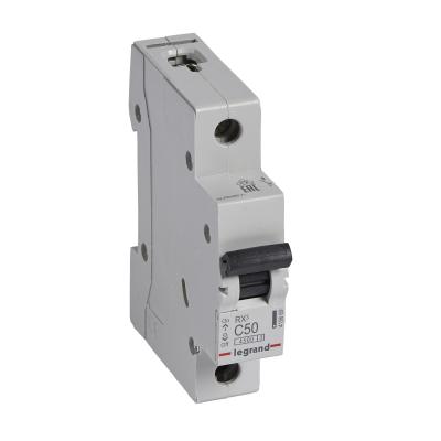 Автоматический выключатель Legrand RX³ 1P 50A тип C 4.5кА