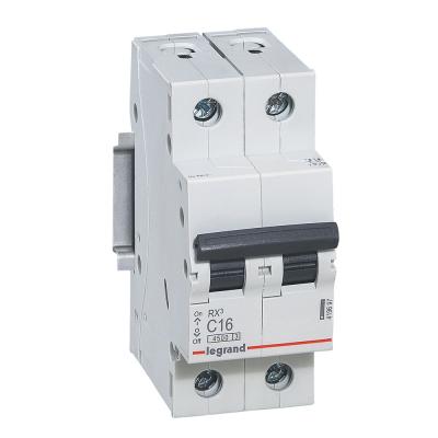 Автоматический выключатель Legrand RX³ 2P 16A тип C 4.5кА