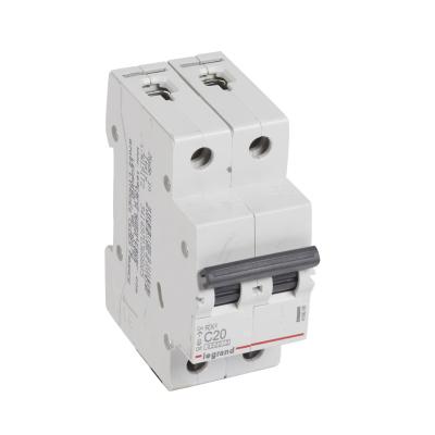Автоматический выключатель Legrand RX³ 2P 20A тип C 4.5кА