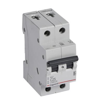 Автоматический выключатель Legrand RX³ 2P 25A тип C 4.5кА