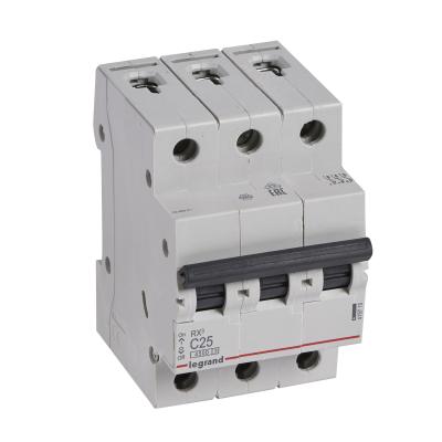 Автоматический выключатель Legrand RX³ 3P 25A тип C 4.5кА