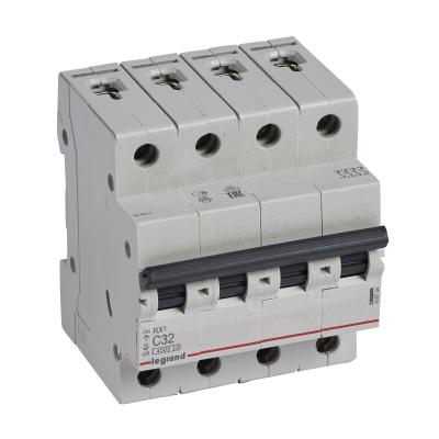 Автоматический выключатель Legrand RX³ 4P 32A тип C 4.5кА