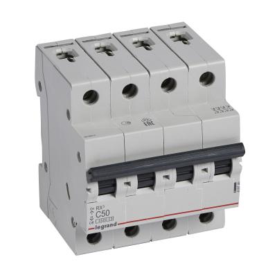 Автоматический выключатель Legrand RX³ 4P 50A тип C 4.5кА