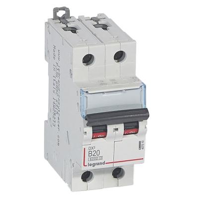 Автоматический выключатель Legrand DX³ 2P B20А 10кА
