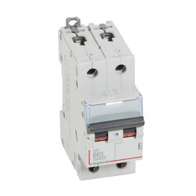 Автоматический выключатель Legrand DX³ 2P B63А 10кА