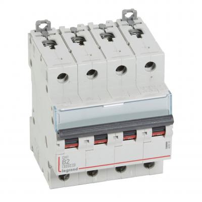 Автоматический выключатель Legrand DX³ 4P B2А 10кА