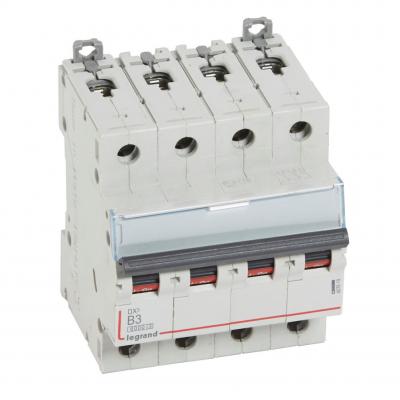 Автоматический выключатель Legrand DX³ 4P B3А 10кА