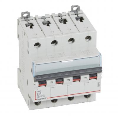 Автоматический выключатель Legrand DX³ 4P B6А 10кА