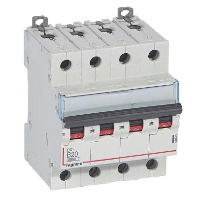 Автоматический выключатель Legrand DX³ 4P B20А 10кА