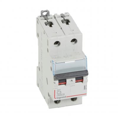Автоматический выключатель Legrand DX³ 2P C3А 10кА