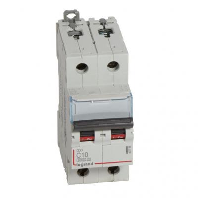 Автоматический выключатель Legrand DX³ 2P C10А 10кА
