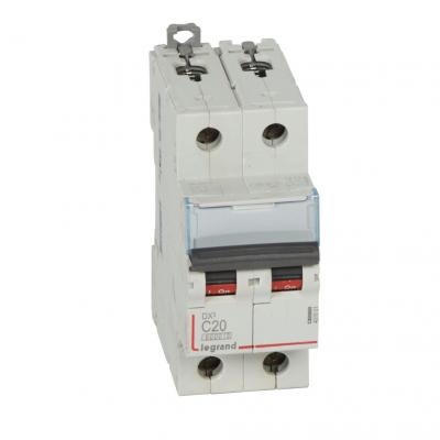 Автоматический выключатель Legrand DX³ 2P C20А 10кА