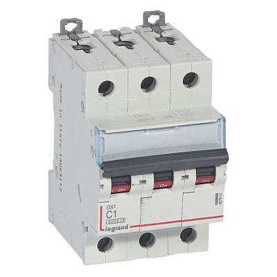 Автоматический выключатель Legrand DX³ 3P C1А 10кА