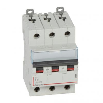 Автоматический выключатель Legrand DX³ 3P C6А 10кА