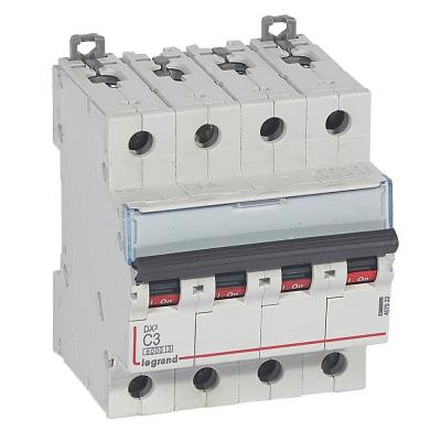 Автоматический выключатель Legrand DX³ 4P C3А 10кА