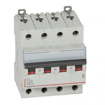 Автоматический выключатель Legrand DX³ 4P C20А 10кА