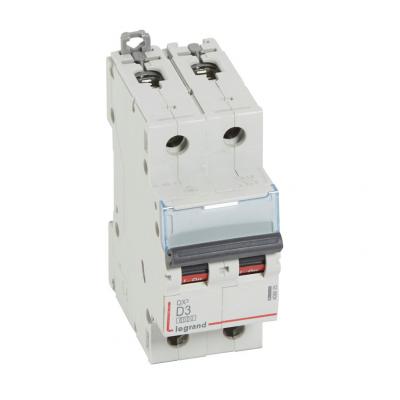 Автоматический выключатель Legrand DX³ 2P D3А 10кА