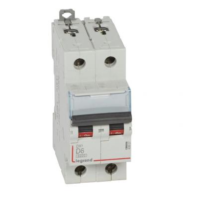 Автоматический выключатель Legrand DX³ 2P D6А 10кА
