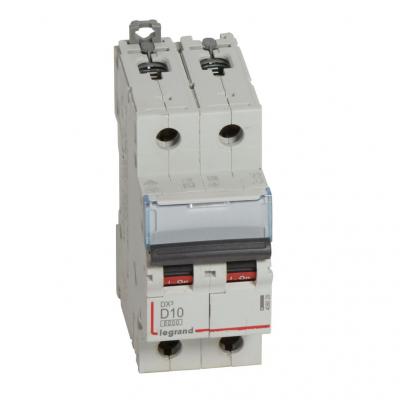 Автоматический выключатель Legrand DX³ 2P D10А 10кА