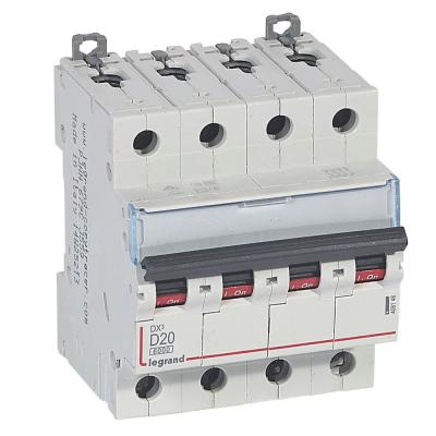 Автоматический выключатель Legrand DX³ 4P D20А 10кА
