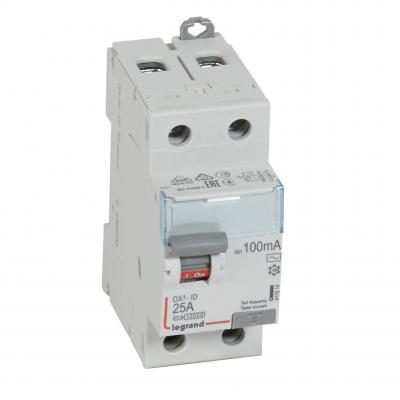 Выключатель дифференциального тока Legrand DX³ 2P  25А 100мА тип АС