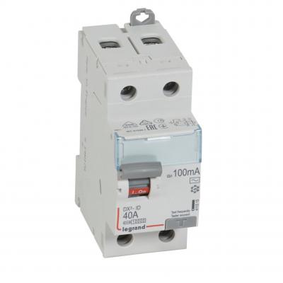 Выключатель дифференциального тока Legrand DX³ 2P  40А 100мА тип АС