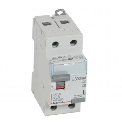 Выключатель дифференциального тока Legrand DX³ 2P  63А 300мА тип А