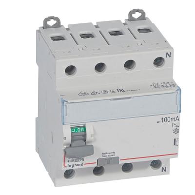 Выключатель дифференциального тока Legrand DX³ 4P  63А 100мА тип АС