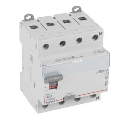 Выключатель дифференциального тока Legrand DX³ 4P  40А 500мА тип АС