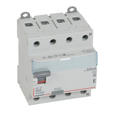 Выключатель дифференциального тока Legrand DX³ 4P  40А 300мА тип А