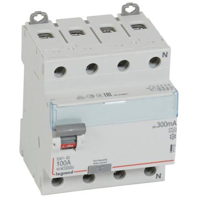 Выключатель дифференциального тока Legrand DX³ 4P  100А 300мА тип А