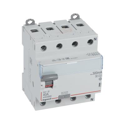 Выключатель дифференциального тока Legrand DX³ 4P  40А 300мА тип А селективный