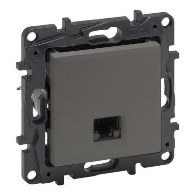Розетка информационная RJ45 Кат. 5e UTP Legrand Niloe Step сталь