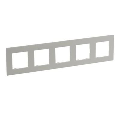 Рамка 5 постов Legrand Niloe Step перламутр
