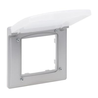 Рамка IP44 1 пост Legrand Niloe Step алюминий