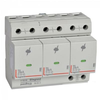 Устройство защиты от импульсных перенапряжений Legrand 3P T1 I имп. 25 кA/полюс