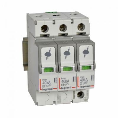 Устройство защиты от импульсных перенапряжений Legrand 3P T2 I макс. 40 кA/полюс (IT)