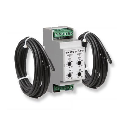 Терморегулятор для систем антиобледенения на DIN-рейку Ensto ECO910 16A