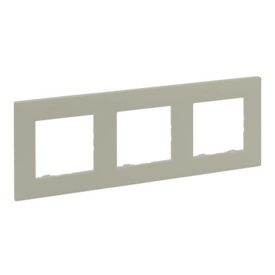 Рамка 3 поста Legrand Niloe Step песочный